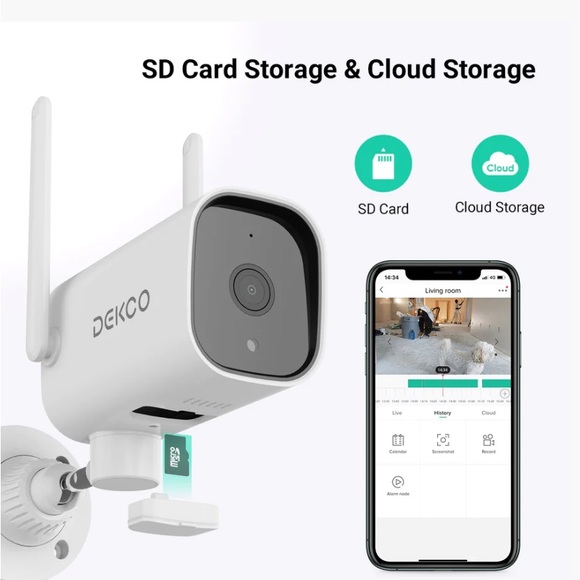 Decko AC power Security Cameras Outdoor (2 pack) - Picture 3 of 7